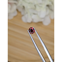 0.72 Ct. Purplish Red Rhodolite Garnet from Ceylon (Sri Lanka) Life Style