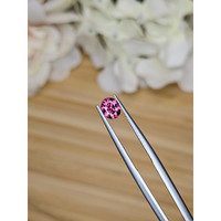 0.66 Ct. Purplish Pink Rhodolite Garnet from Ceylon (Sri Lanka) Life Style