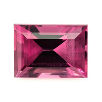 0.75 Ct.Tw. Emerald Cut Rhodolite Garnet