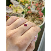 0.75 Ct. Purplish Pink Rhodolite Garnet from Ceylon (Sri Lanka) Life Style