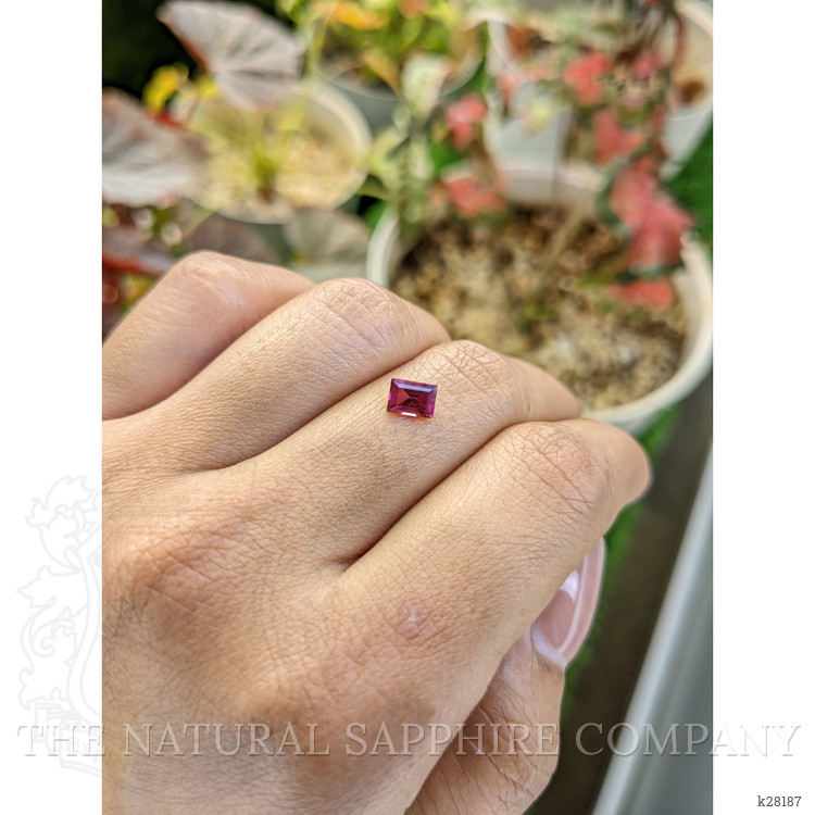0.75 Ct. Purplish Pink Rhodolite Garnet from Ceylon (Sri Lanka)