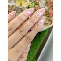 0.75 Ct. Purplish Pink Rhodolite Garnet from Ceylon (Sri Lanka) Life Style