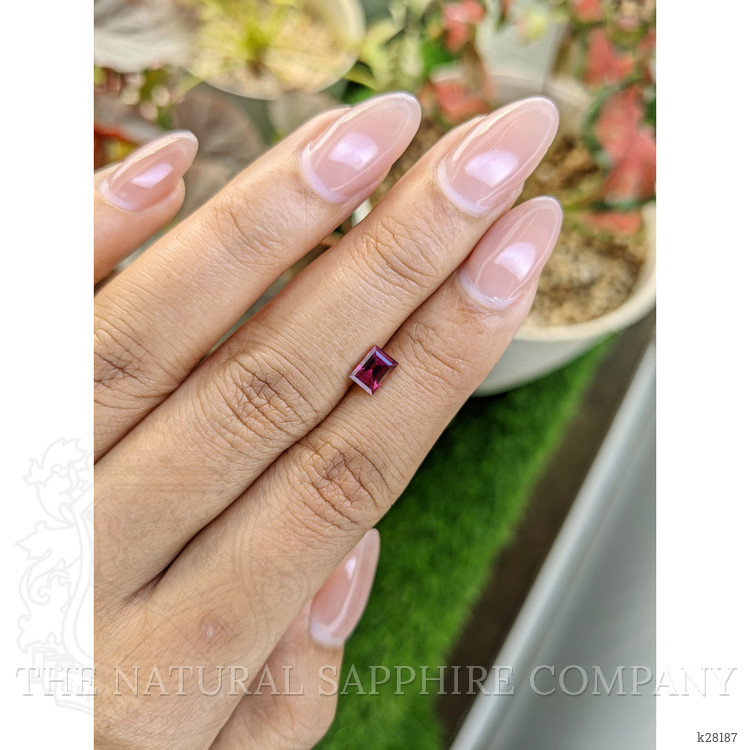 0.75 Ct. Purplish Pink Rhodolite Garnet from Ceylon (Sri Lanka)
