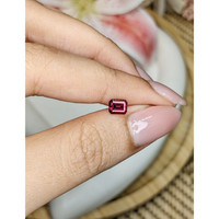 0.77 Ct. Purplish Pink Rhodolite Garnet from Ceylon (Sri Lanka) Life Style