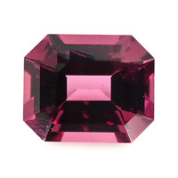 0.69 Ct.Tw. Emerald Cut Rhodolite Garnet