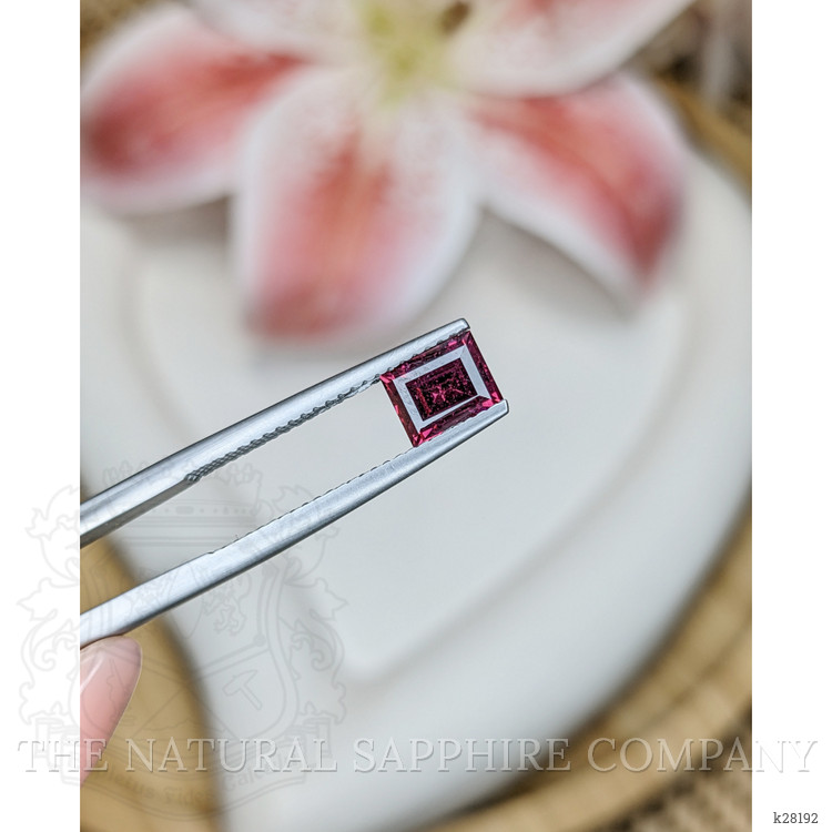 1.11 Ct. Purplish Pink Rhodolite Garnet from Ceylon (Sri Lanka)