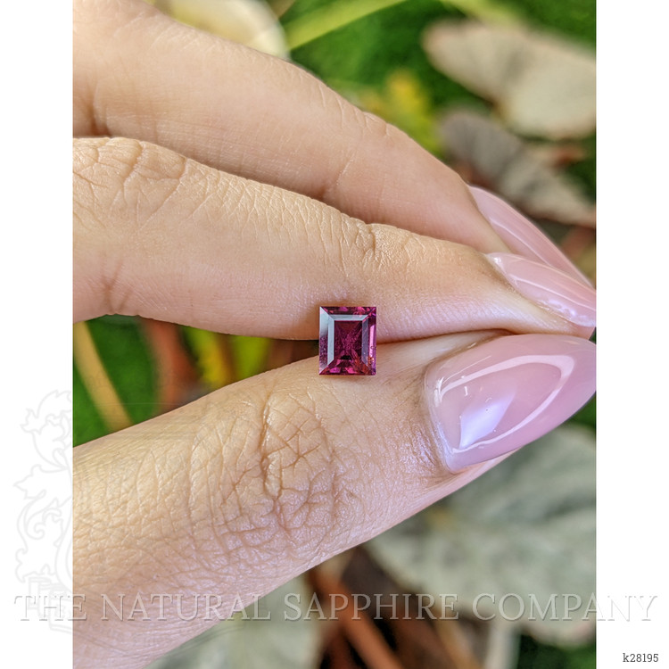 0.99 Ct. Pinkish Purple Rhodolite Garnet from Ceylon (Sri Lanka)