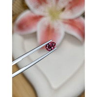 0.86 Ct. Purplish Pink Rhodolite Garnet from Ceylon (Sri Lanka) Life Style