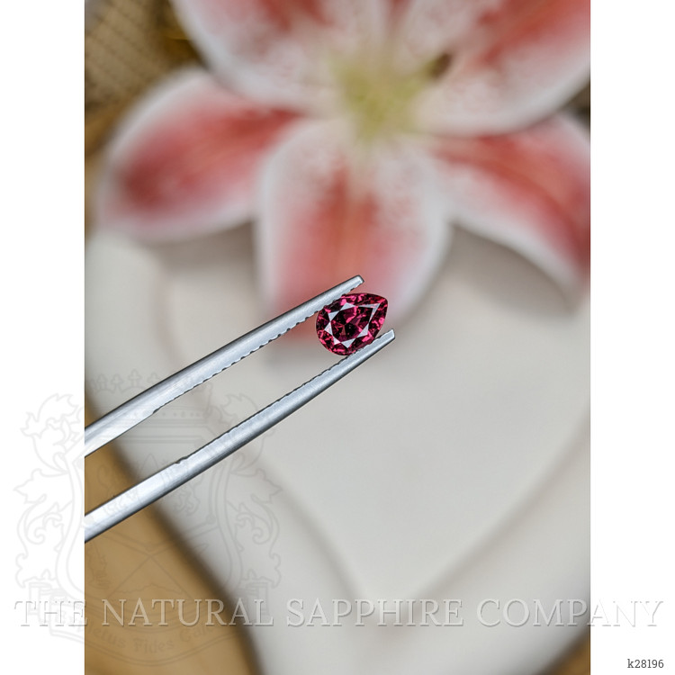 0.86 Ct. Purplish Pink Rhodolite Garnet from Ceylon (Sri Lanka)