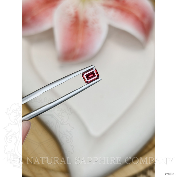 0.72 Ct. Pinkish Red Garnet from Ceylon (Sri Lanka)