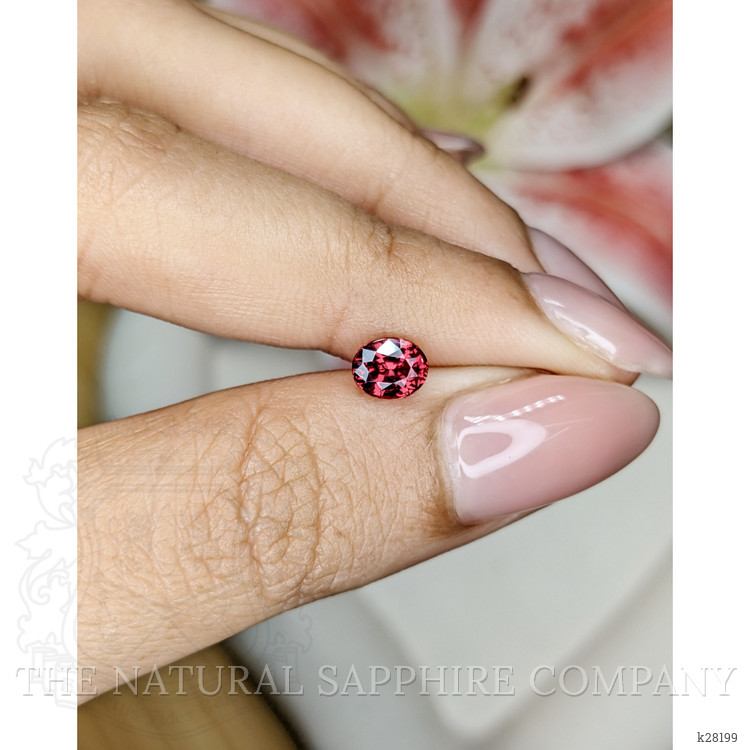 0.72 Ct. Pinkish Red Garnet from Ceylon (Sri Lanka)