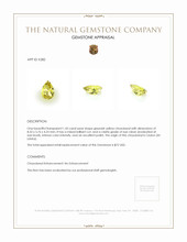 1.43 Ct. Chrysoberyl from Ceylon (Sri Lanka) Appraisal
