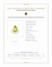 1.43 Ct. Chrysoberyl from Ceylon (Sri Lanka) Scan Report