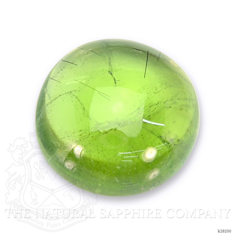 9.12 Ct. Green (Lime Green) Cabochon Peridot from Pakistan