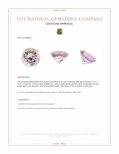 8.30 Ct. Bi Color Ametrine Appraisal