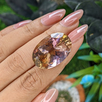 31.07 Ct. Bi Color Ametrine from Bolivia Life Style