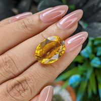 10.12 Ct. Yellow Quartz Life Style