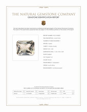 3.68 Ct. Brown Smokey Quartz from South Africa Scan Report