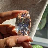 160.50 Ct. White Topaz from Ceylon (Sri Lanka) Life Style