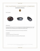 24.94 Ct. Brown Cabochon Tourmaline from Africa Appraisal