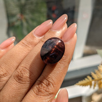 24.94 Ct. Brown Cabochon Tourmaline from Africa Life Style