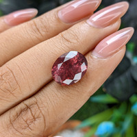 7.16 Ct. Purplish Pink Tourmaline from Africa Life Style
