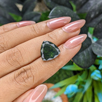 9.67 Ct. Yellowish Green Zircon from Ceylon (Sri Lanka) Life Style