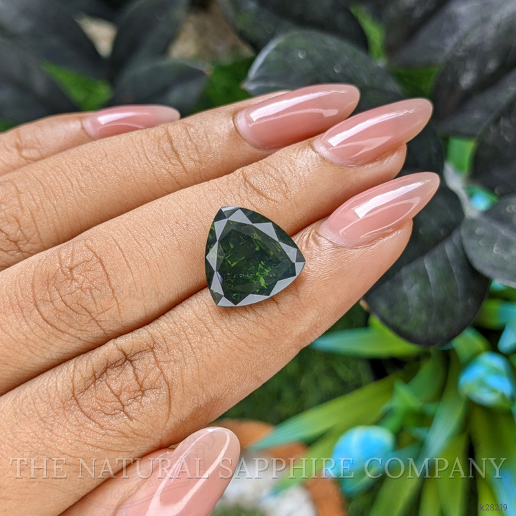 9.67 Ct. Yellowish Green Zircon from Ceylon (Sri Lanka)