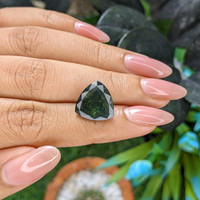 9.67 Ct. Yellowish Green Zircon from Ceylon (Sri Lanka) Life Style