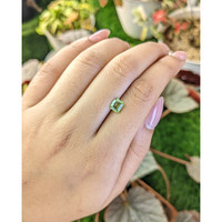 0.99 Ct. Green (Lime Green) Peridot from Pakistan Life Style