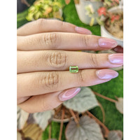 0.84 Ct. Green (Lime Green) Peridot from Pakistan Life Style