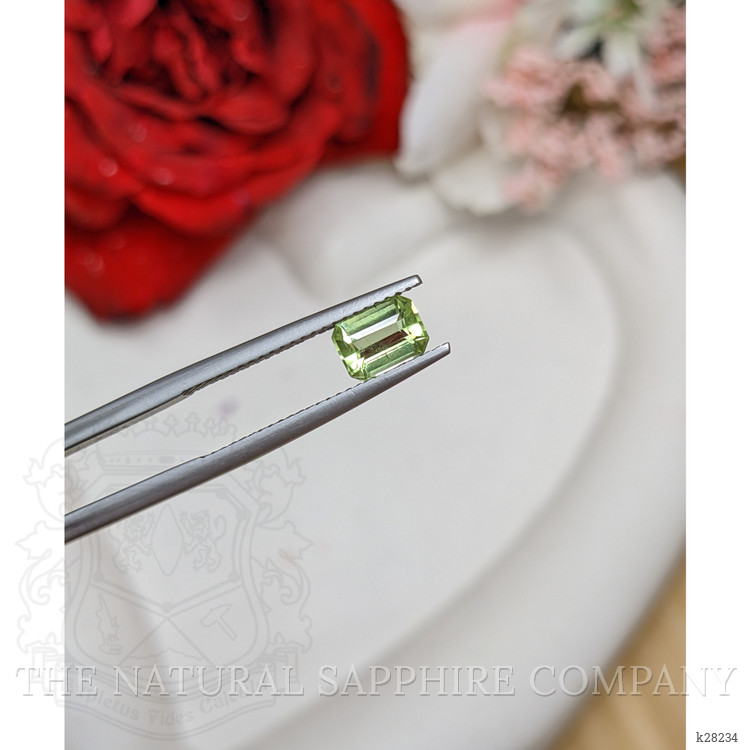 0.84 Ct. Green (Lime Green) Peridot from Pakistan