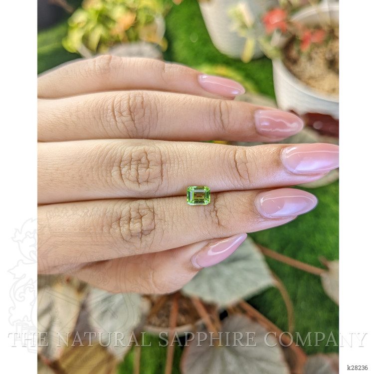 0.87 Ct. Green (Lime Green) Peridot from Pakistan