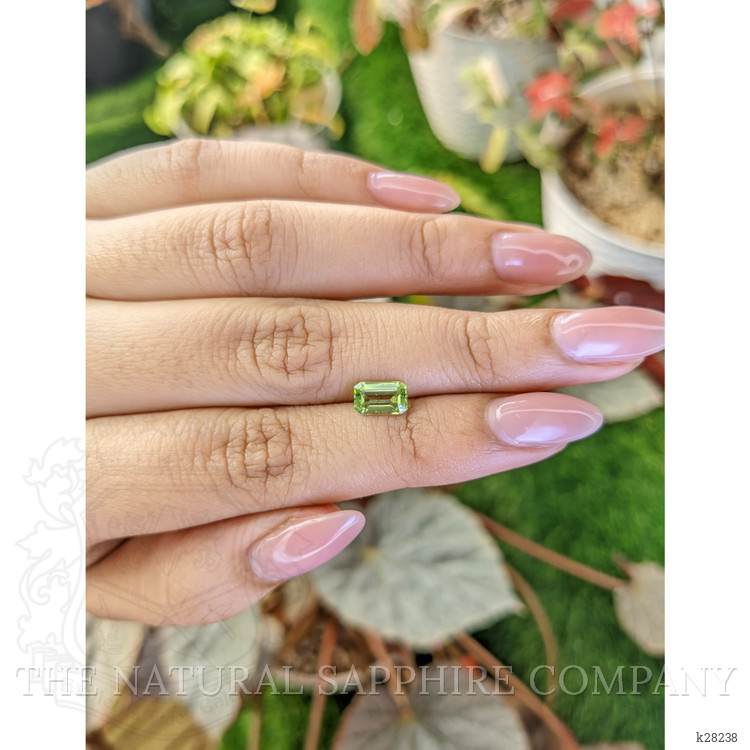 1.04 Ct. Green (Lime Green) Peridot from Pakistan