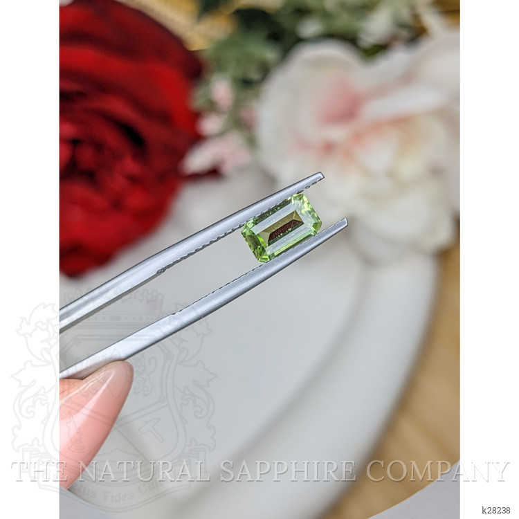 1.04 Ct. Green (Lime Green) Peridot from Pakistan