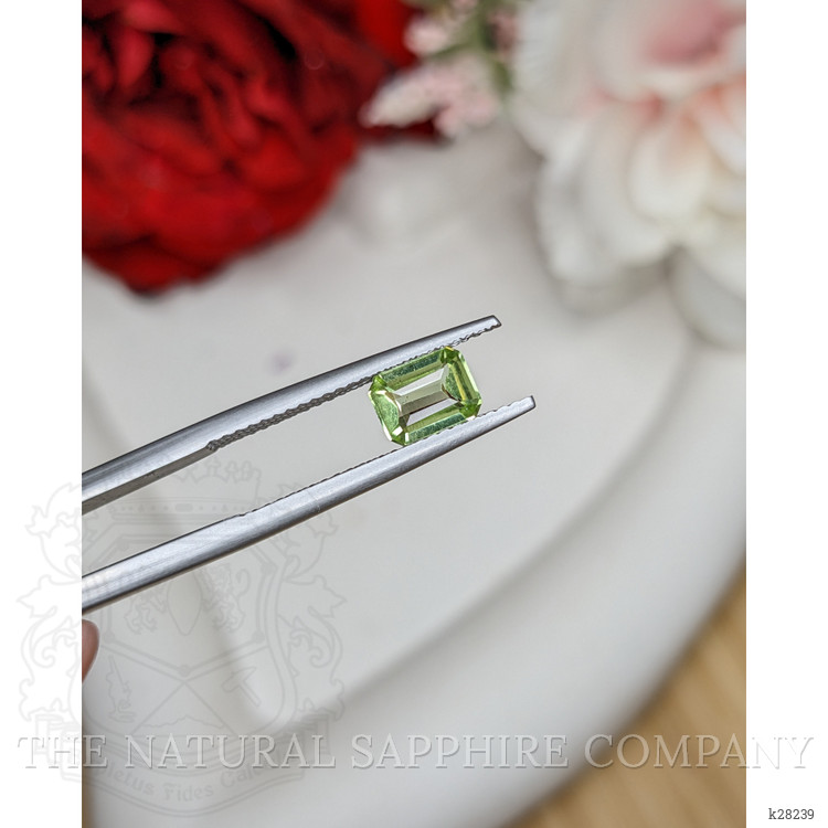 0.71 Ct. Green (Lime Green) Peridot from Pakistan