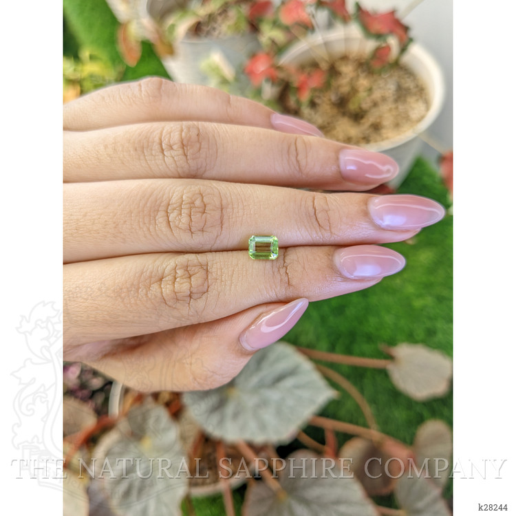 0.89 Ct. Green (Lime Green) Peridot from Pakistan