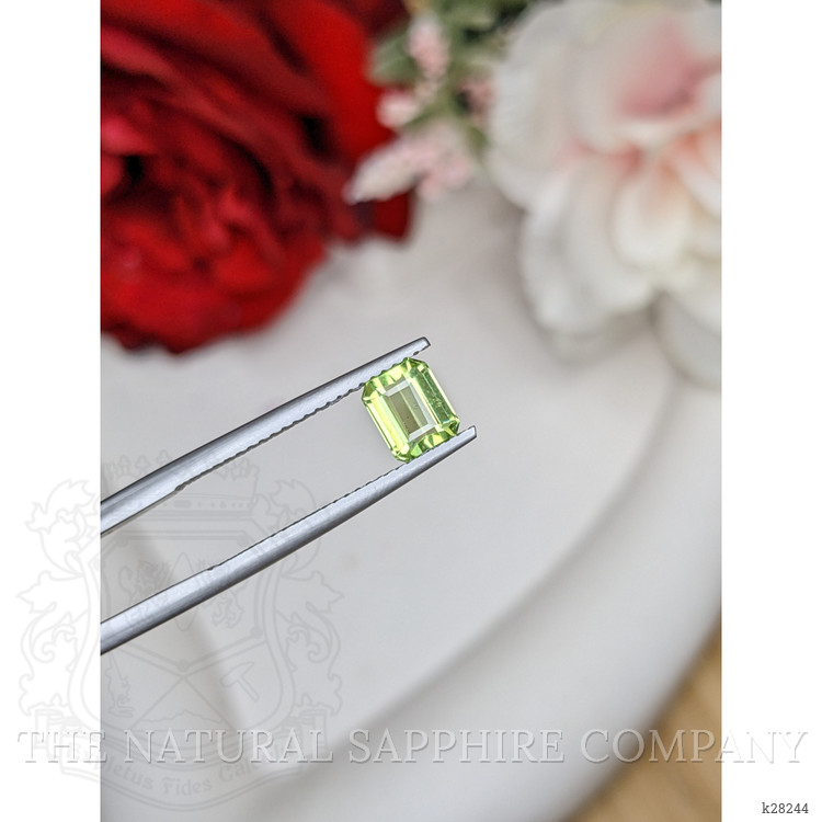 0.89 Ct. Green (Lime Green) Peridot from Pakistan