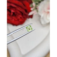 0.65 Ct. Green (Lime Green) Peridot from Pakistan Life Style