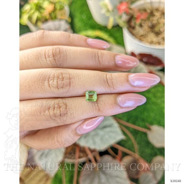 0.90 Ct. Green (Lime Green) Peridot from Pakistan