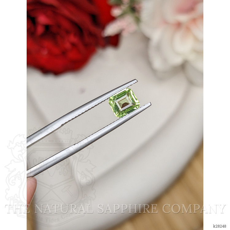 0.90 Ct. Green (Lime Green) Peridot from Pakistan