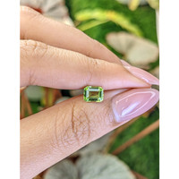 1.08 Ct. Green (Lime Green) Peridot from Pakistan Life Style