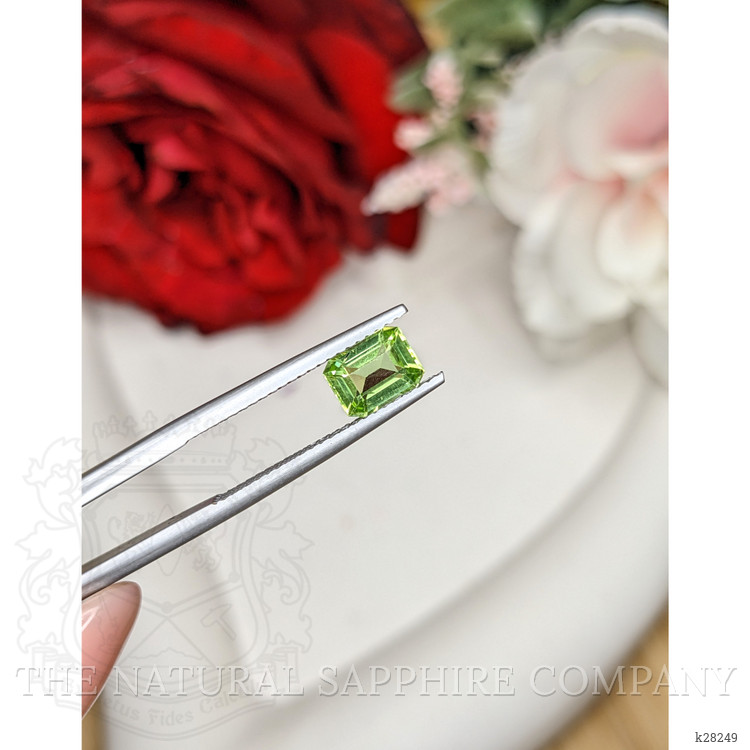 1.08 Ct. Green (Lime Green) Peridot from Pakistan