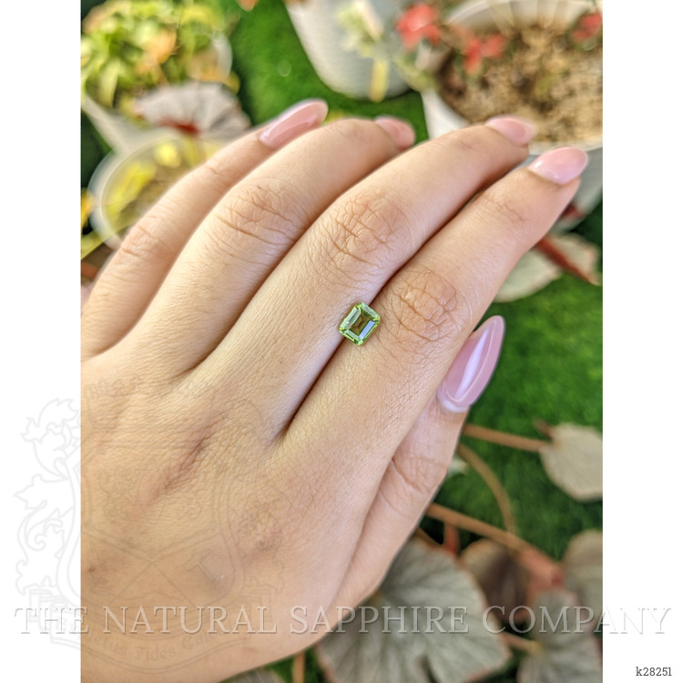 0.88 Ct. Green (Lime Green) Peridot from Pakistan