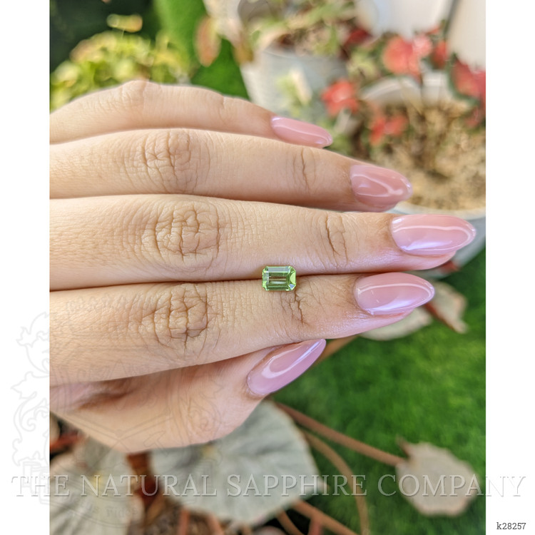 0.65 Ct. Green (Lime Green) Peridot from Pakistan