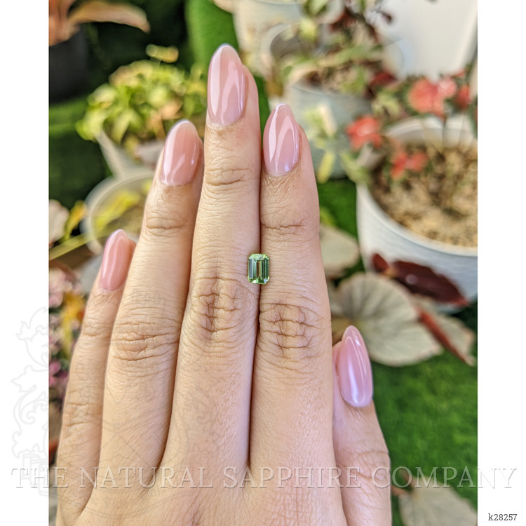 0.65 Ct. Green (Lime Green) Peridot from Pakistan