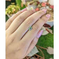 0.65 Ct. Green (Lime Green) Peridot from Pakistan Life Style