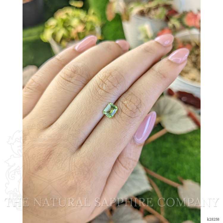 0.82 Ct. Green (Lime Green) Peridot from Pakistan