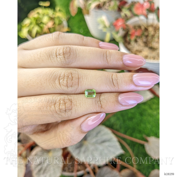 0.84 Ct. Green (Lime Green) Peridot from Pakistan