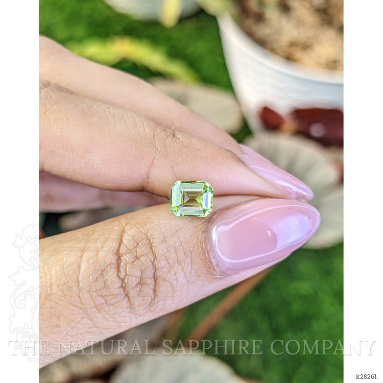 1.21 Ct. Green (Lime Green) Peridot from Pakistan